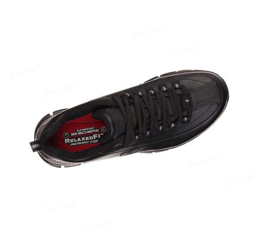 Zapatos De Trabajo Skechers Relaxed Fit: Sure Pista - Trickel Mujer Negras | ATA6L_AR