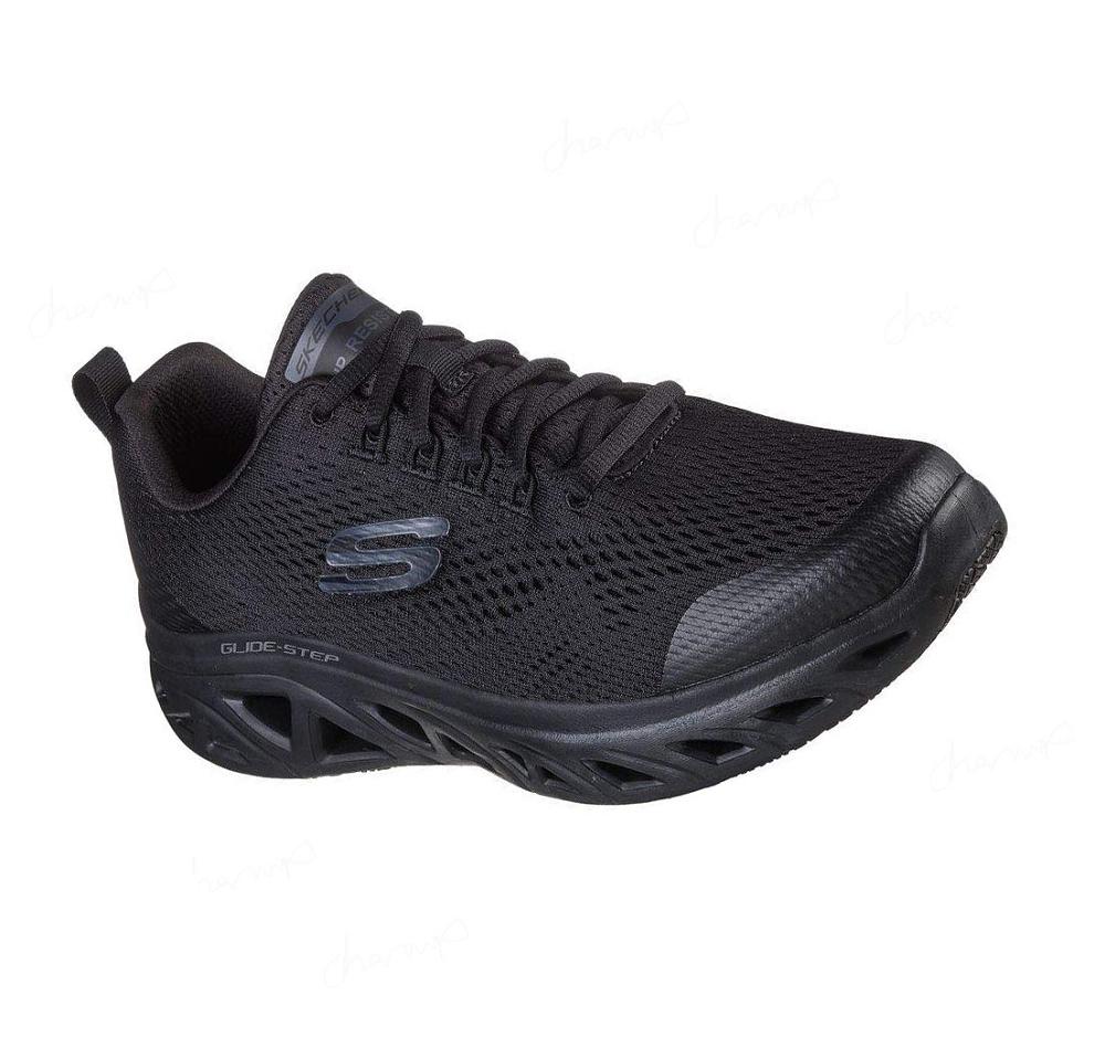 Zapatos De Trabajo Skechers Relaxed Fit: Glide-Step SR - Stauntap Hombre Negras | T011D_AR