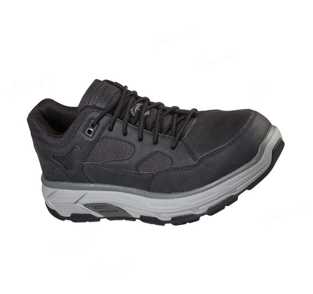 Zapatos De Trabajo Skechers Relaxed Fit: Max Stout Alloy Puntera Hombre Negras | T236L_AR