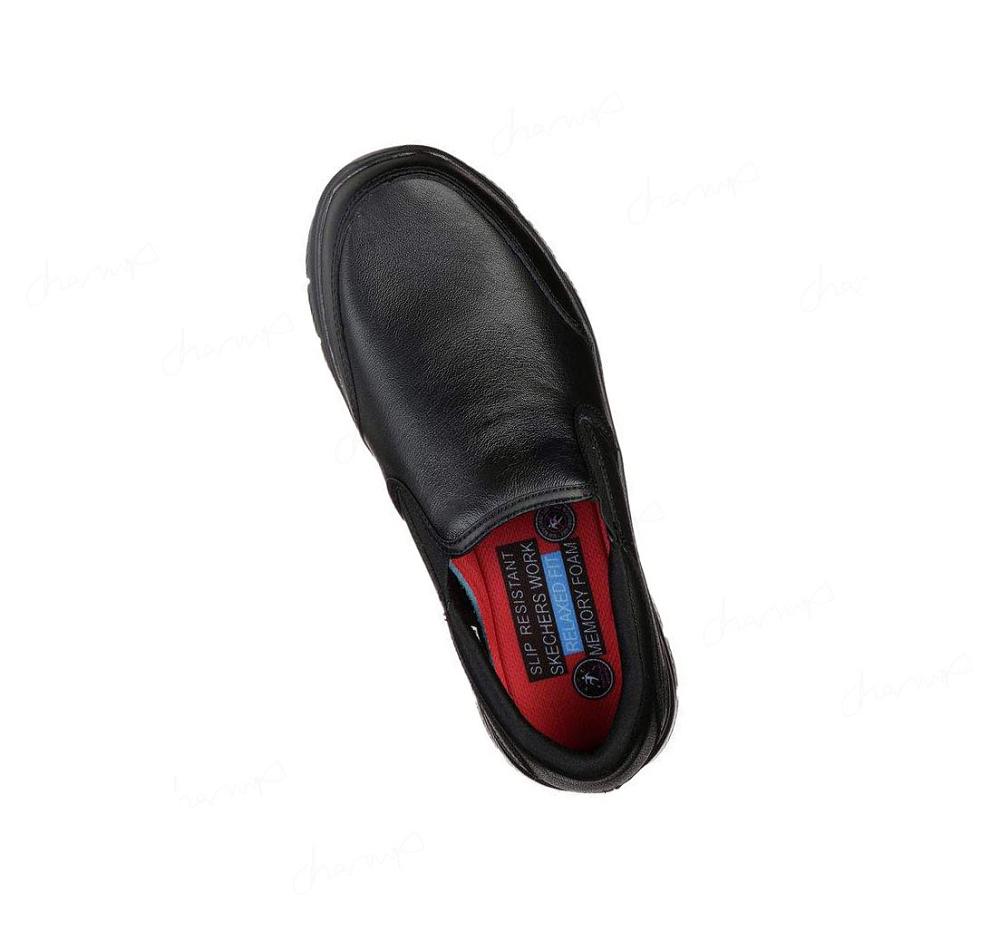 Zapatos De Trabajo Skechers Relaxed Fit: Flex Advantage SR - Bronwood Hombre Negras | T336W_AR