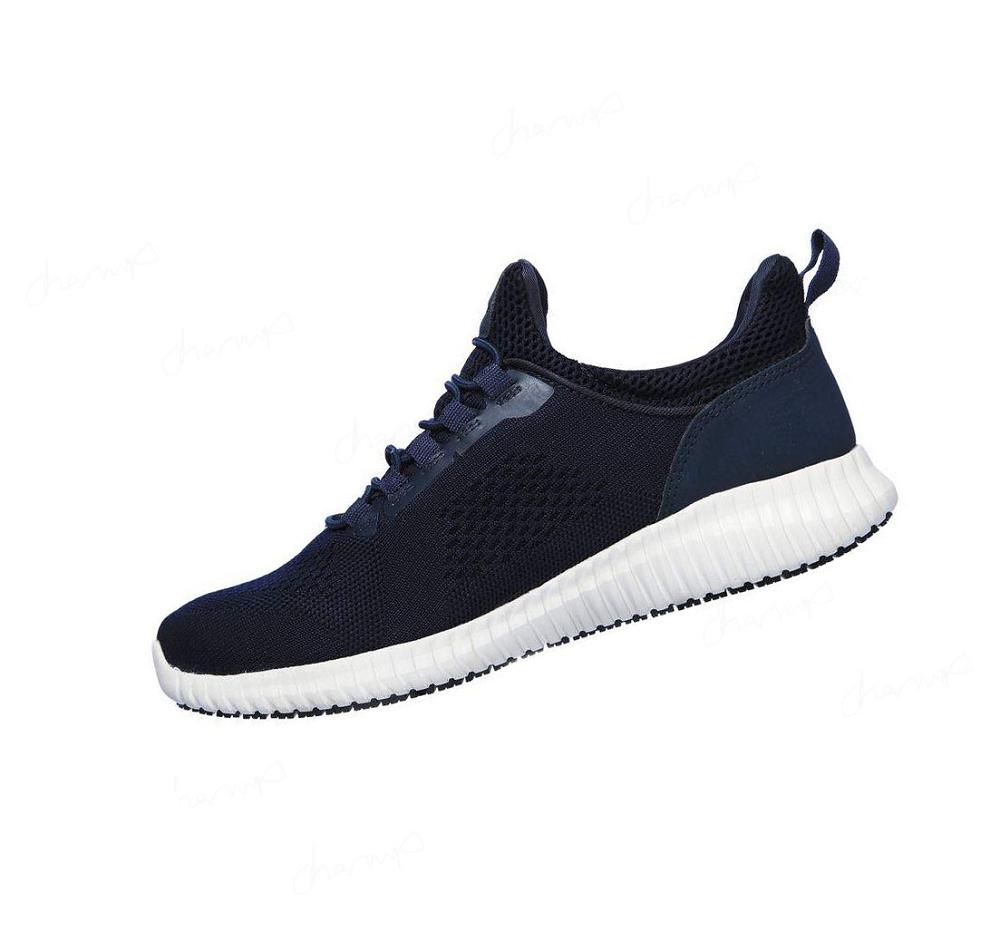 Zapatos De Trabajo Skechers Relaxed Fit: Cessnock SR Hombre Azul Marino | T361P_AR