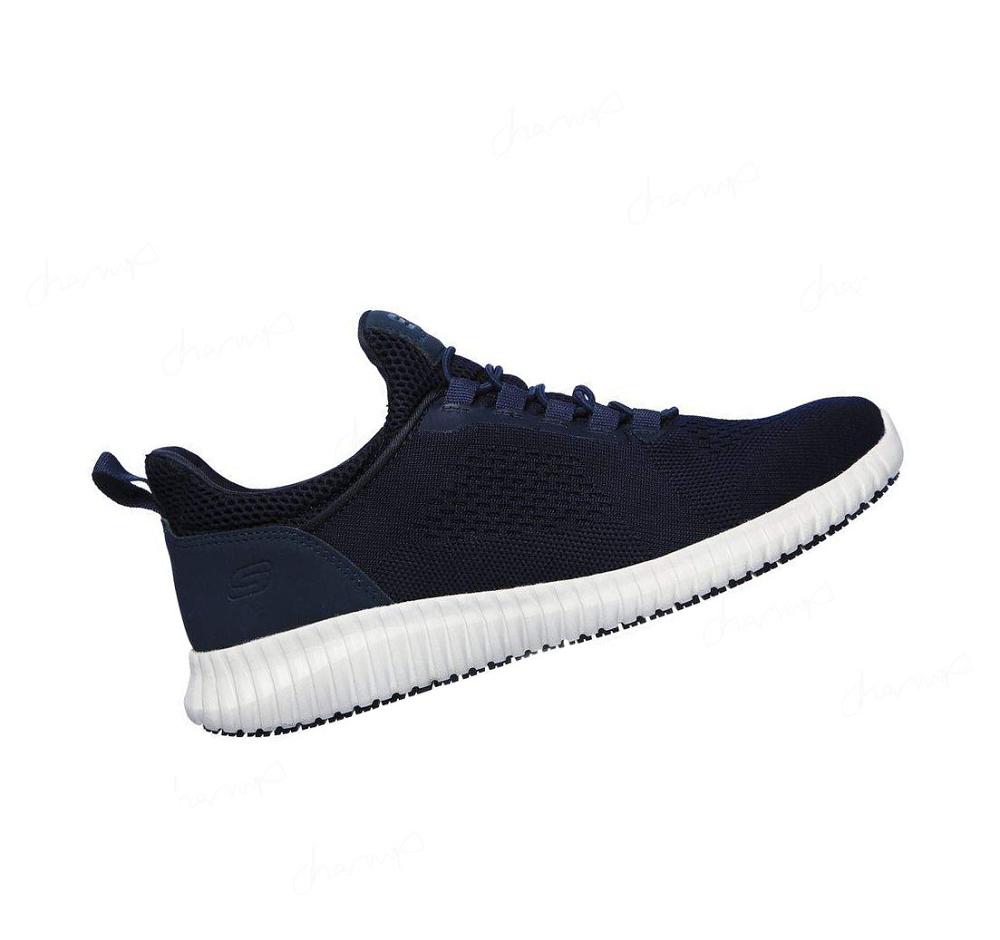 Zapatos De Trabajo Skechers Relaxed Fit: Cessnock SR Hombre Azul Marino | T361P_AR