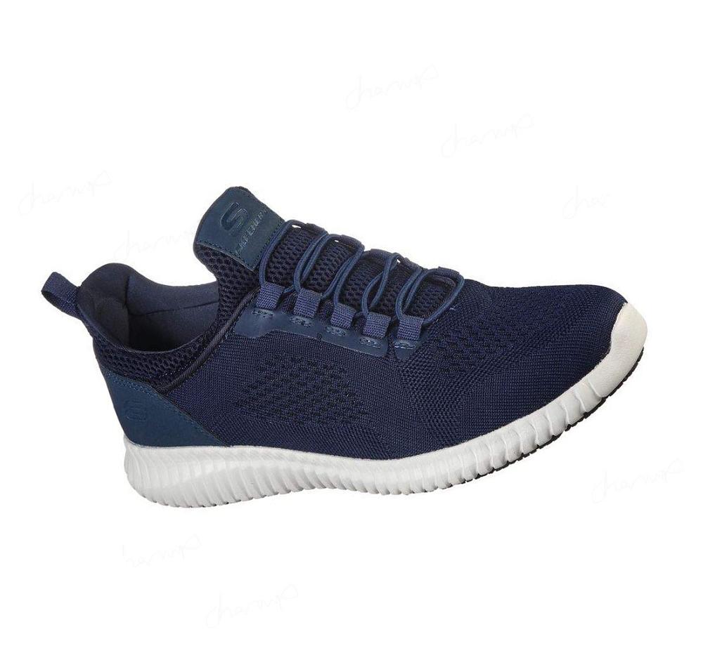 Zapatos De Trabajo Skechers Relaxed Fit: Cessnock SR Hombre Azul Marino | T361P_AR