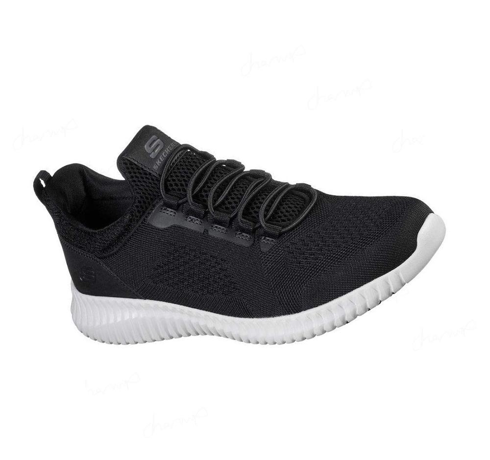 Zapatos De Trabajo Skechers Relaxed Fit: Cessnock SR Hombre Negras Blancas | TA36A_AR