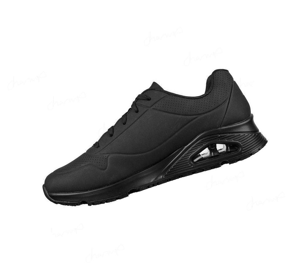 Zapatos De Trabajo Skechers Relaxed Fit: Uno SR - Sutal Hombre Negras | TA86A_AR