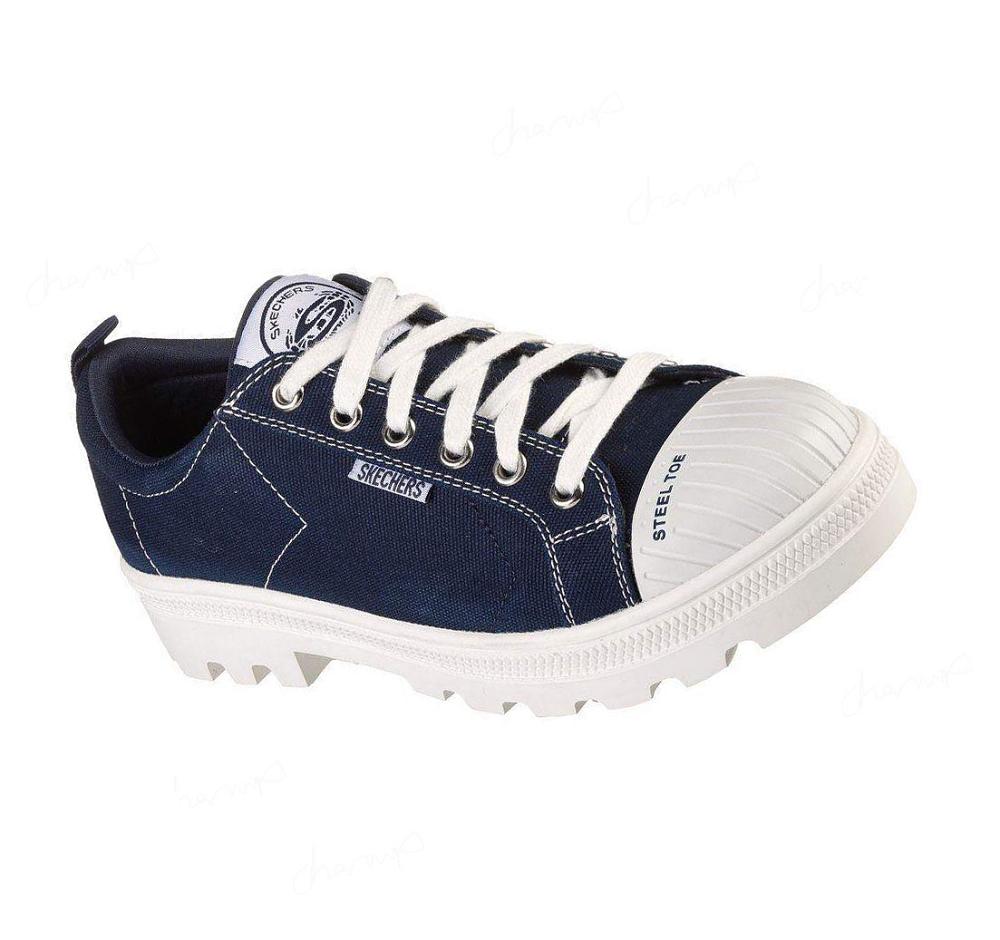 Zapatos De Trabajo Skechers Rotund ST Mujer Azul Marino | 53T1B_AR