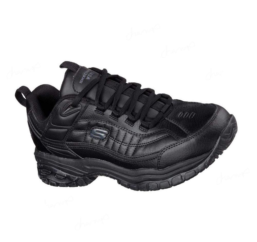 Zapatos De Trabajo Skechers Soft Stride - Galley Hombre Negras | 6911G_AR