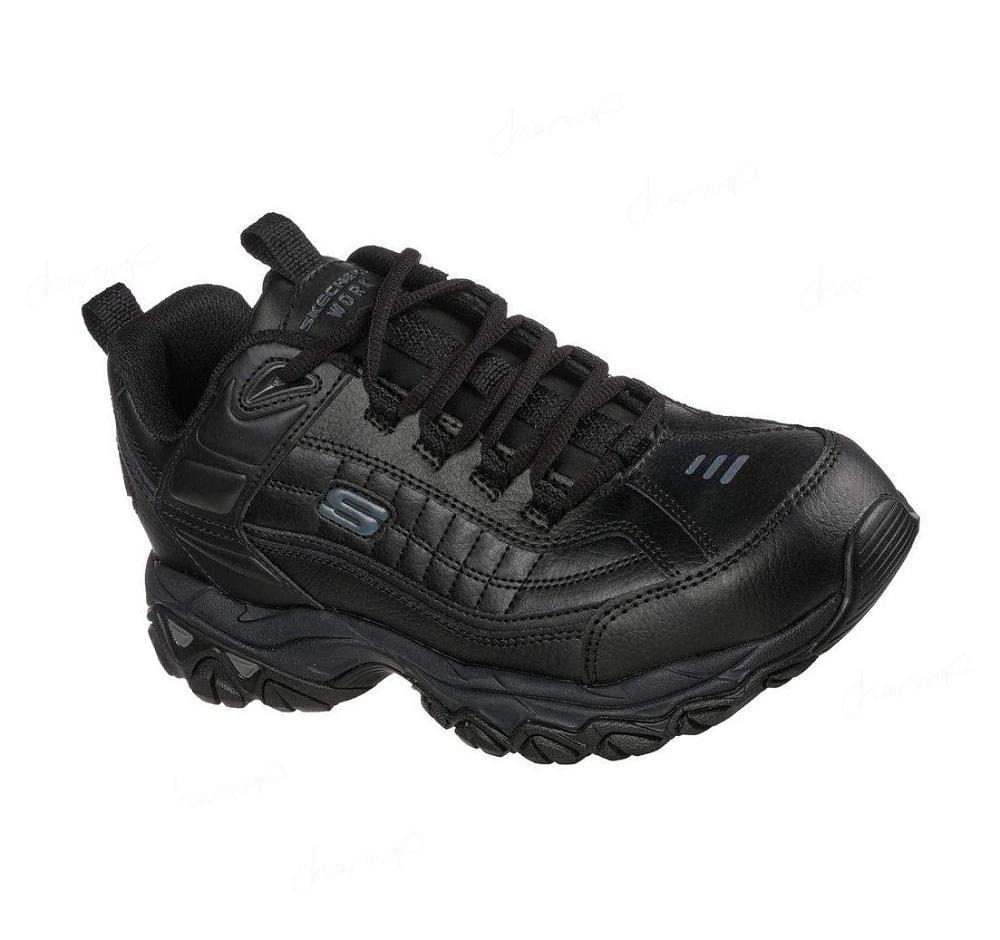 Zapatos De Trabajo Skechers Soft Stride - Fambli SR Hombre Negras | 6A36L_AR