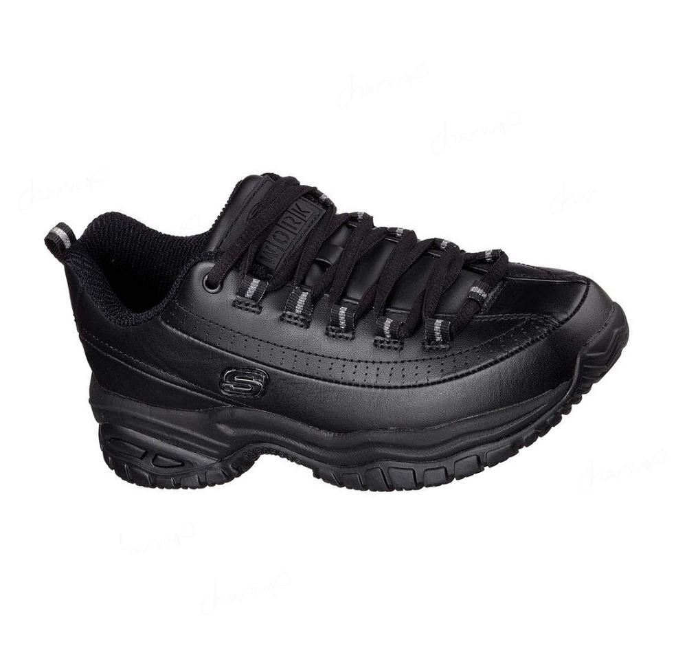 Zapatos De Trabajo Skechers Soft Stride - Softie Mujer Negras | A596R_AR