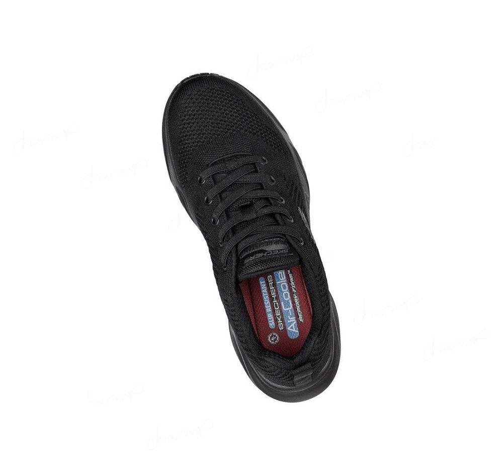 Zapatos De Trabajo Skechers Stamina Airy SR Hombre Negras | 6A11B_AR