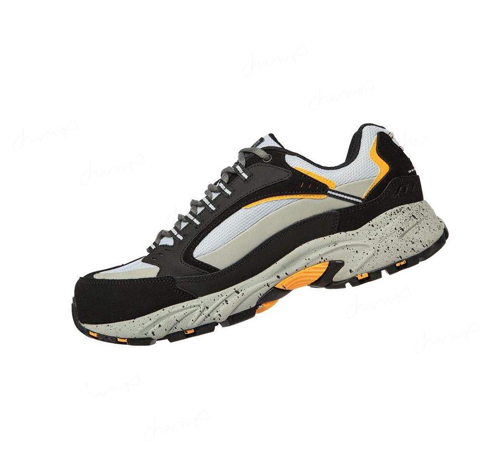 Zapatos De Trabajo Skechers Stamina ST Hombre Negras Gris | 5511Q_AR