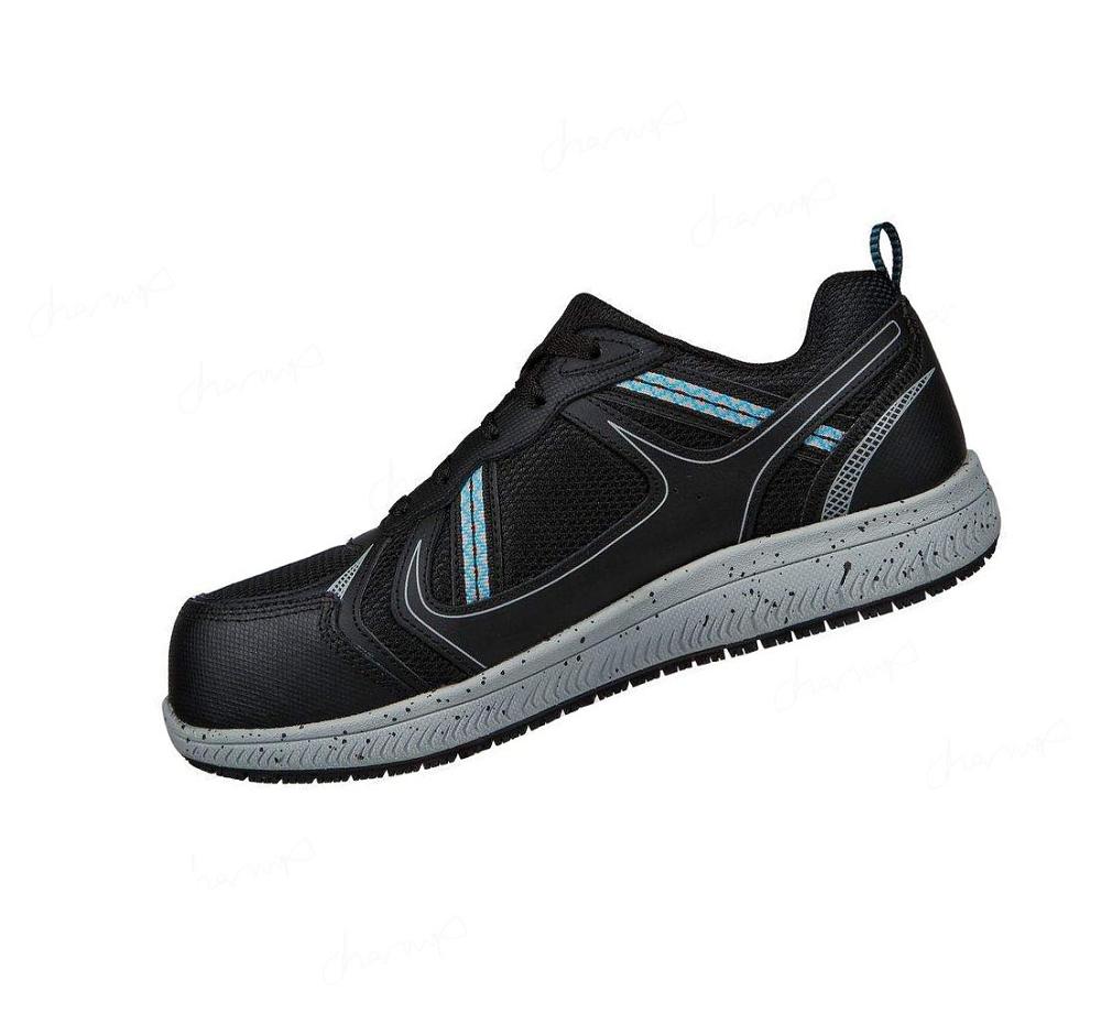 Zapatos De Trabajo Skechers Summits SR - Jaily Mujer Negras Verde Menta | 60960_AR