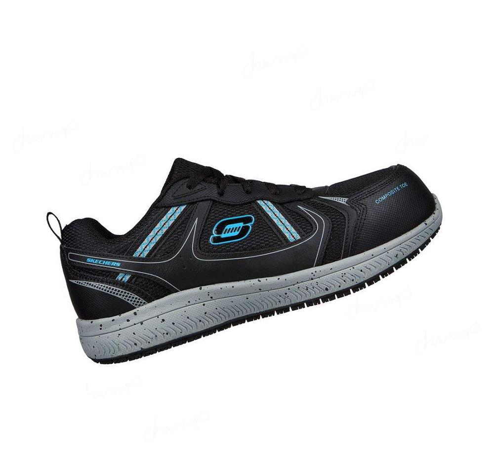 Zapatos De Trabajo Skechers Summits SR - Jaily Mujer Negras Verde Menta | 60960_AR