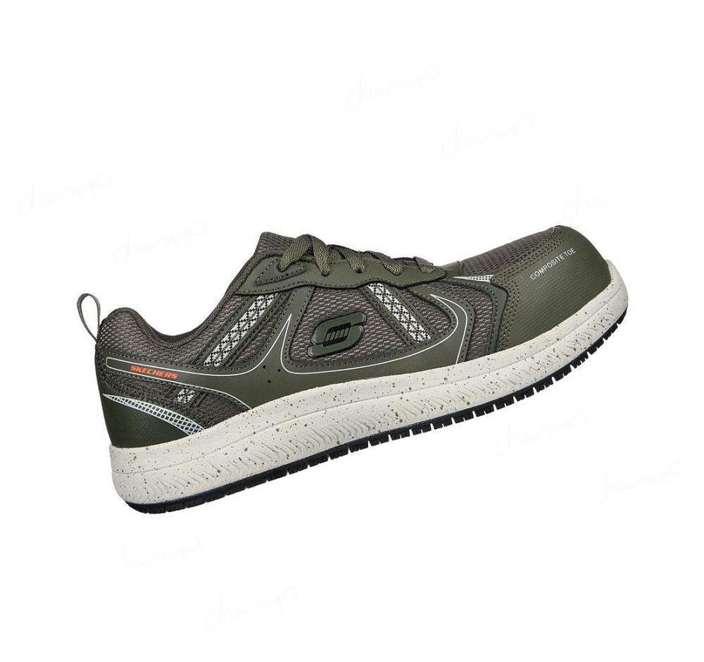 Zapatos De Trabajo Skechers Summits SR - Jaily Mujer Verde Oscuro | 61213_AR