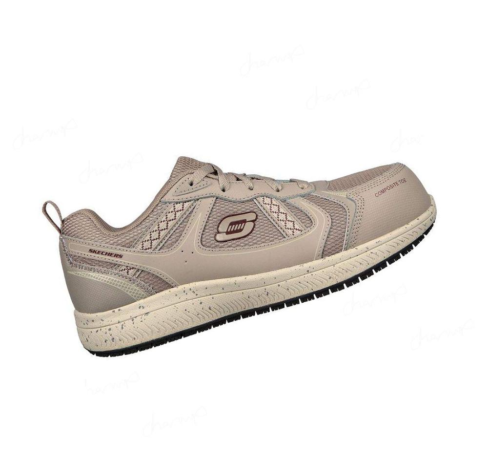 Zapatos De Trabajo Skechers Summits SR - Jaily Mujer Gris Marrones | 61A6S_AR