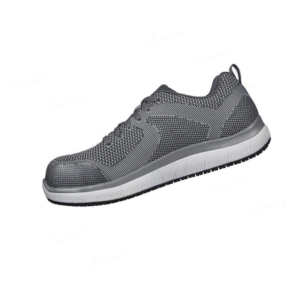 Zapatos De Trabajo Skechers Summits SR Comp Puntera Hombre Gris | A186A_AR