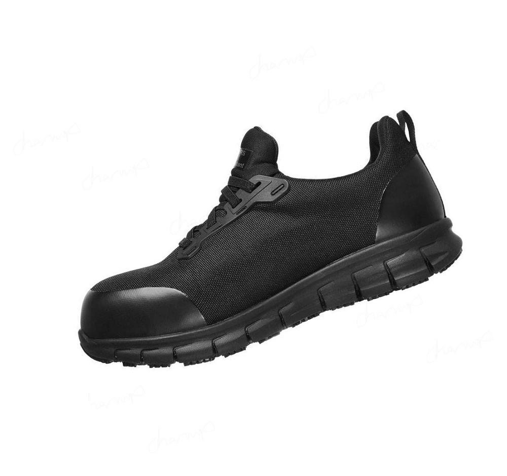 Zapatos De Trabajo Skechers Sure Pista - Irmo Alloy Puntera Mujer Negras | 6221A_AR