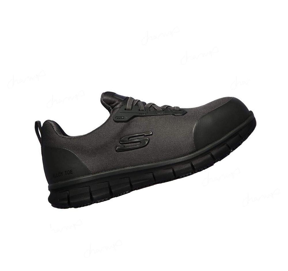 Zapatos De Trabajo Skechers Sure Pista - Irmo Alloy Puntera Mujer Gris | 62A6L_AR