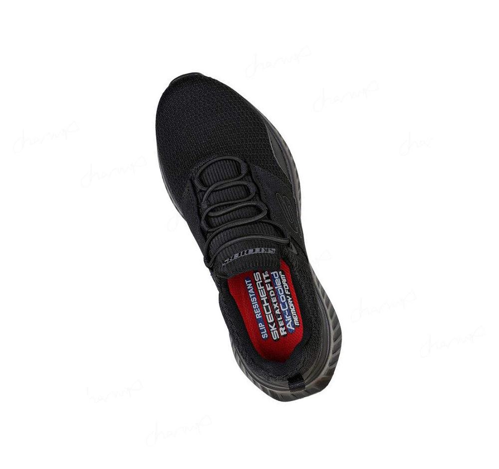 Zapatos De Trabajo Skechers Tilido - Ebino Mujer Negras | A896L_AR