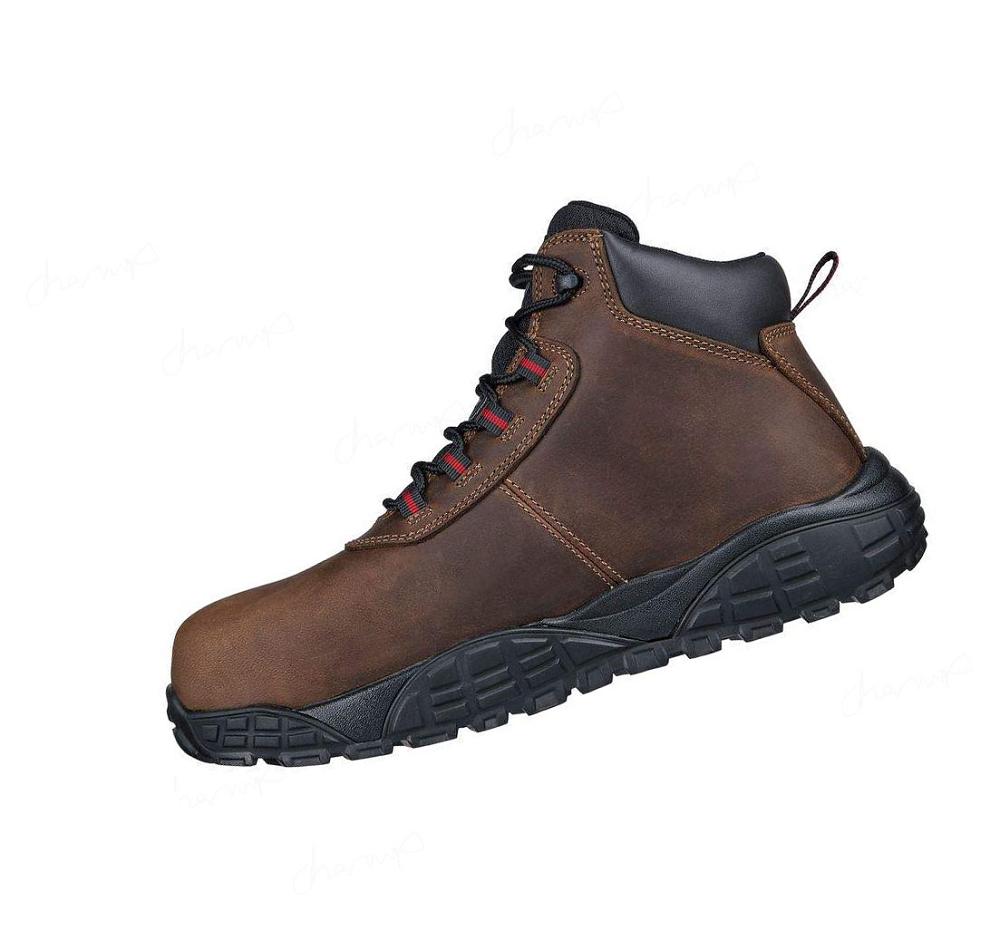 Zapatos De Trabajo Skechers Treadix - Trental Hombre Marrones | AA86L_AR