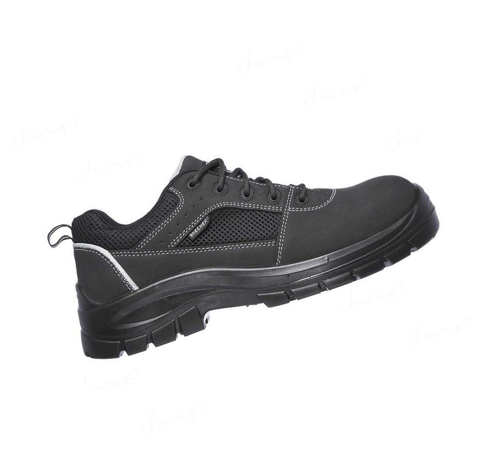 Zapatos De Trabajo Skechers Trophus ST Hombre Negras | 3961X_AR