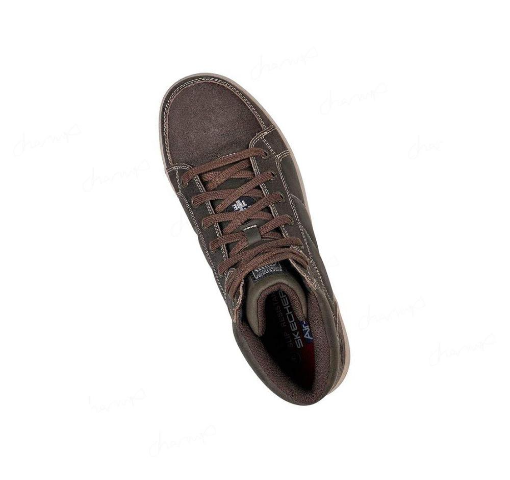 Zapatos De Trabajo Skechers Watab - Stirling ST Hombre Chocolate | A611X_AR