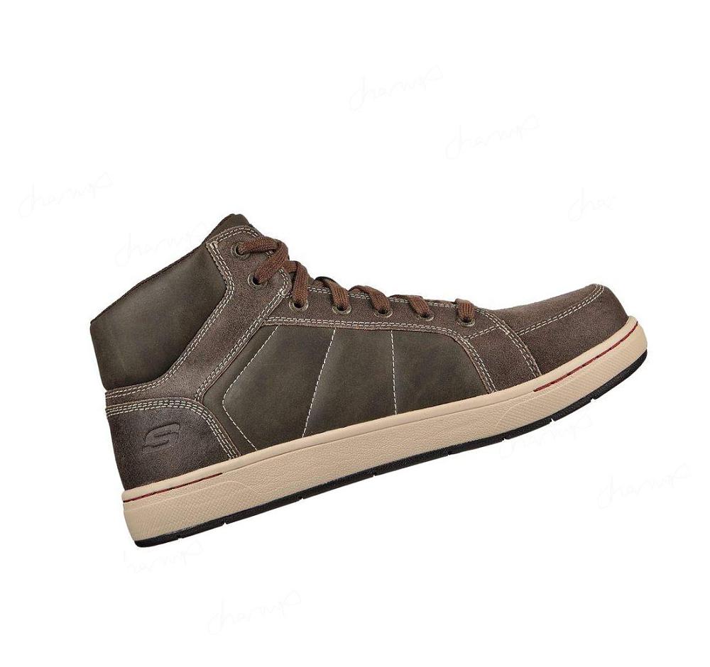 Zapatos De Trabajo Skechers Watab - Stirling ST Hombre Chocolate | A611X_AR