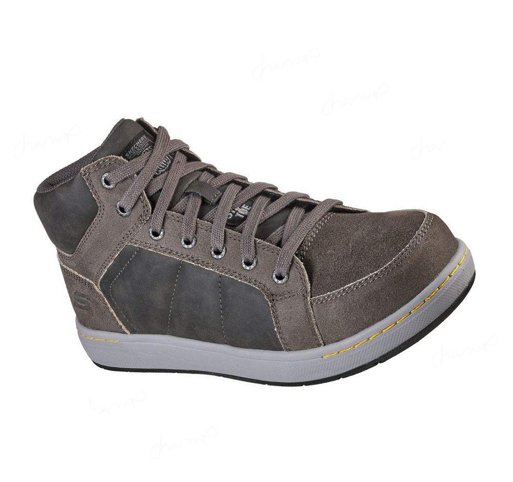 Zapatos De Trabajo Skechers Watab - Stirling ST Hombre Gris | A636L_AR