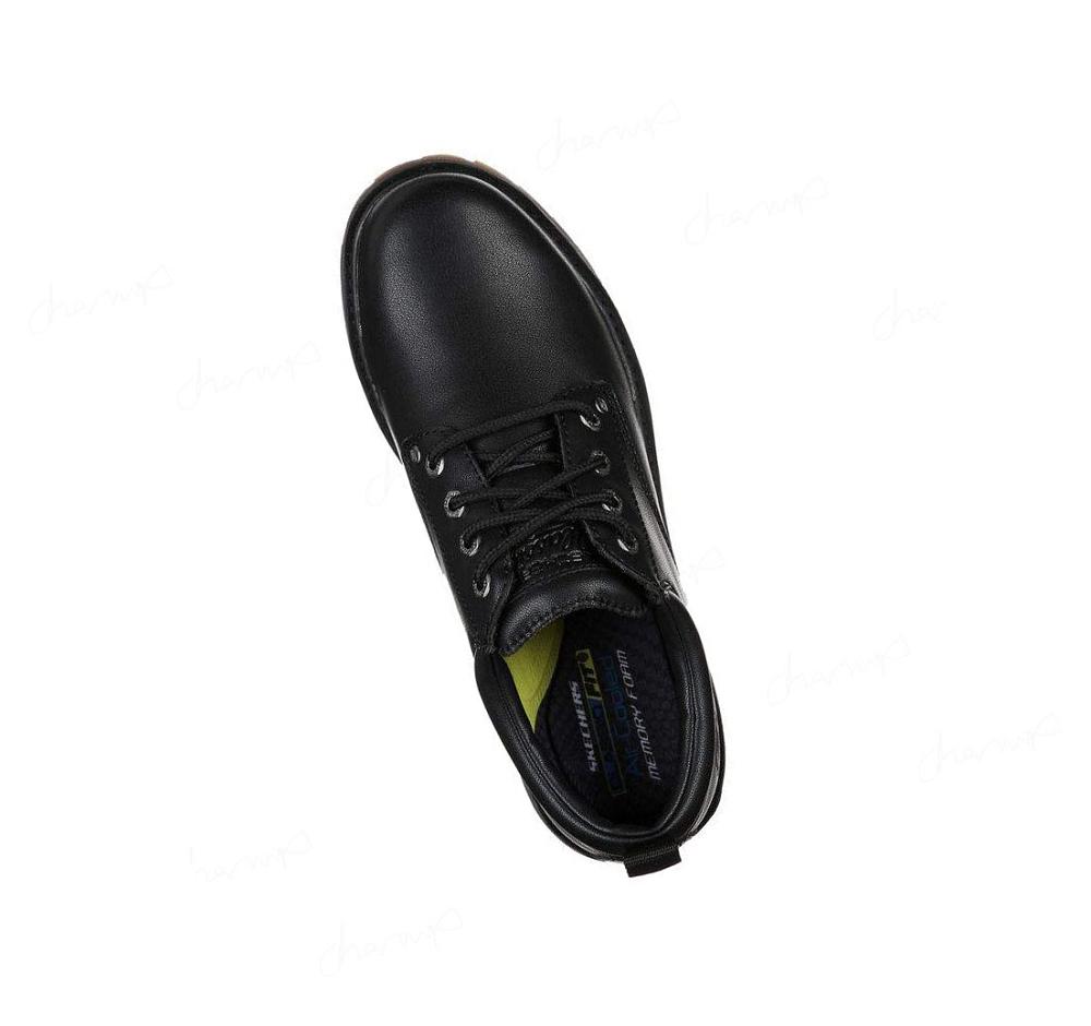 Zapatos Oxford Skechers Alley Cats - Mesago Hombre Negras | I236L_AR