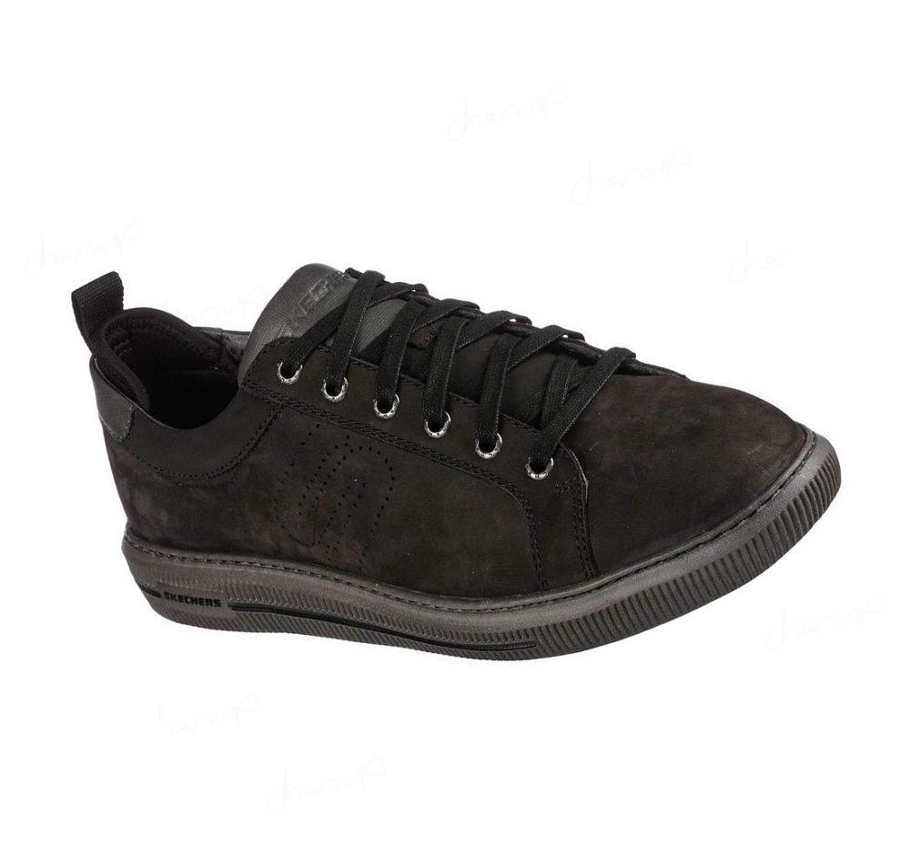 Zapatos Oxford Skechers Pertola - Ruston Hombre Negras | I161D_AR