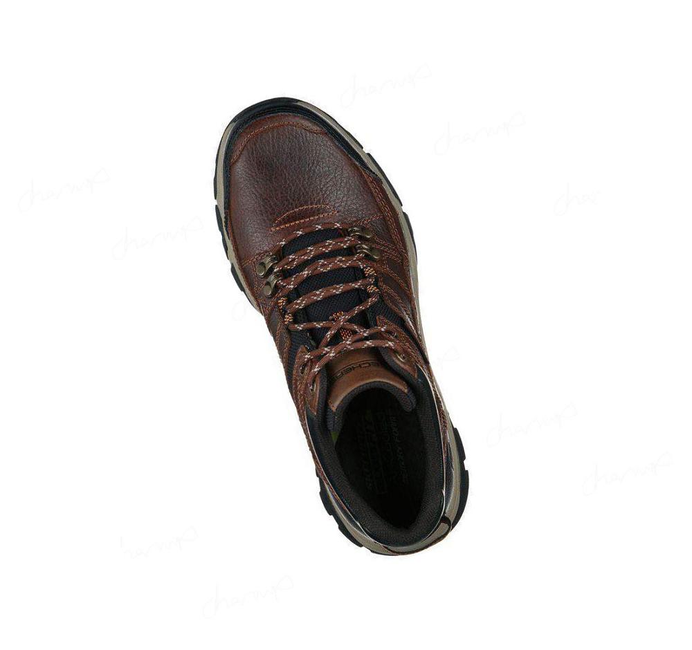 Zapatos Oxford Skechers Relaxed Fit: Ralcon - Emil Hombre Chocolate | 31A3D_AR