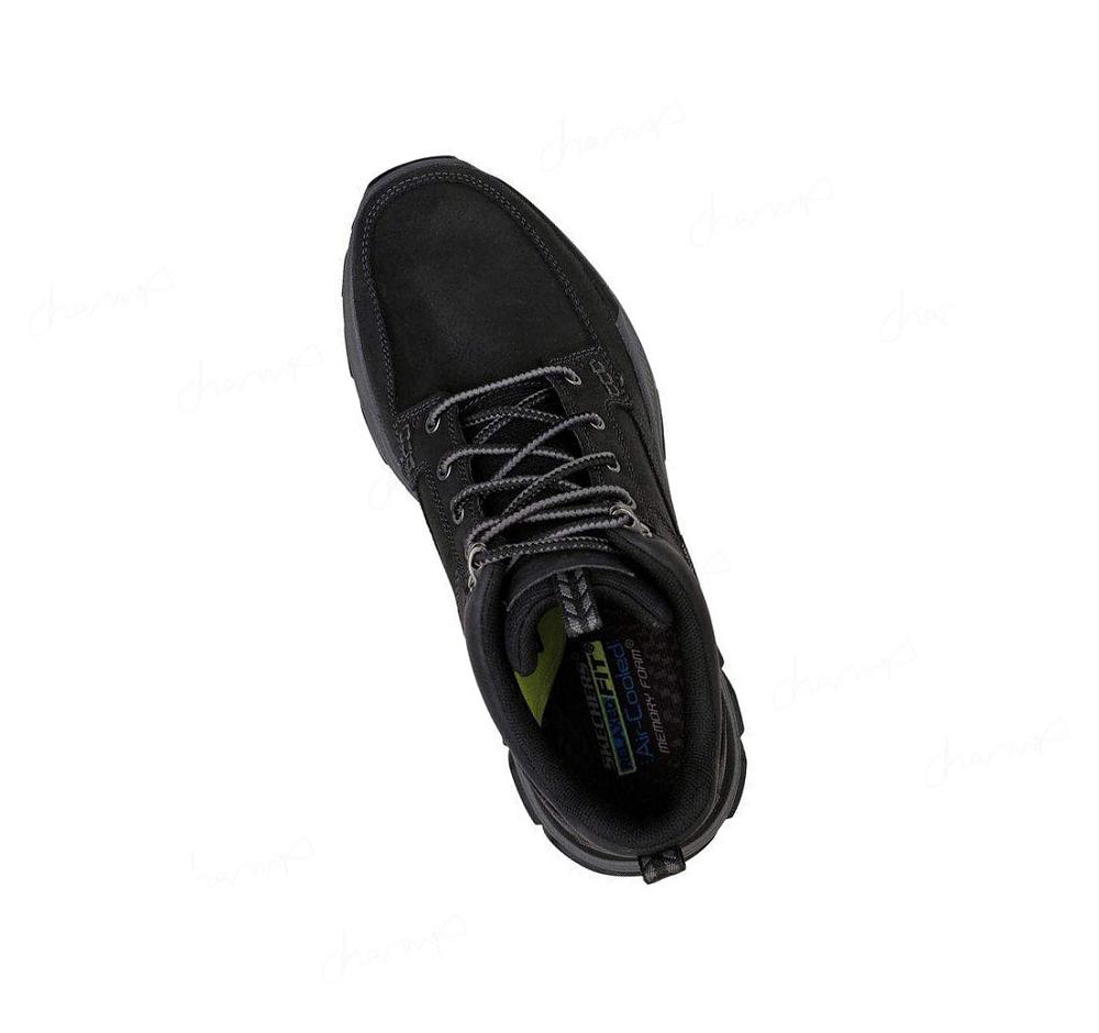 Zapatos Oxford Skechers Relaxed Fit: Respected - Boswell Hombre Negras | 305TB_AR