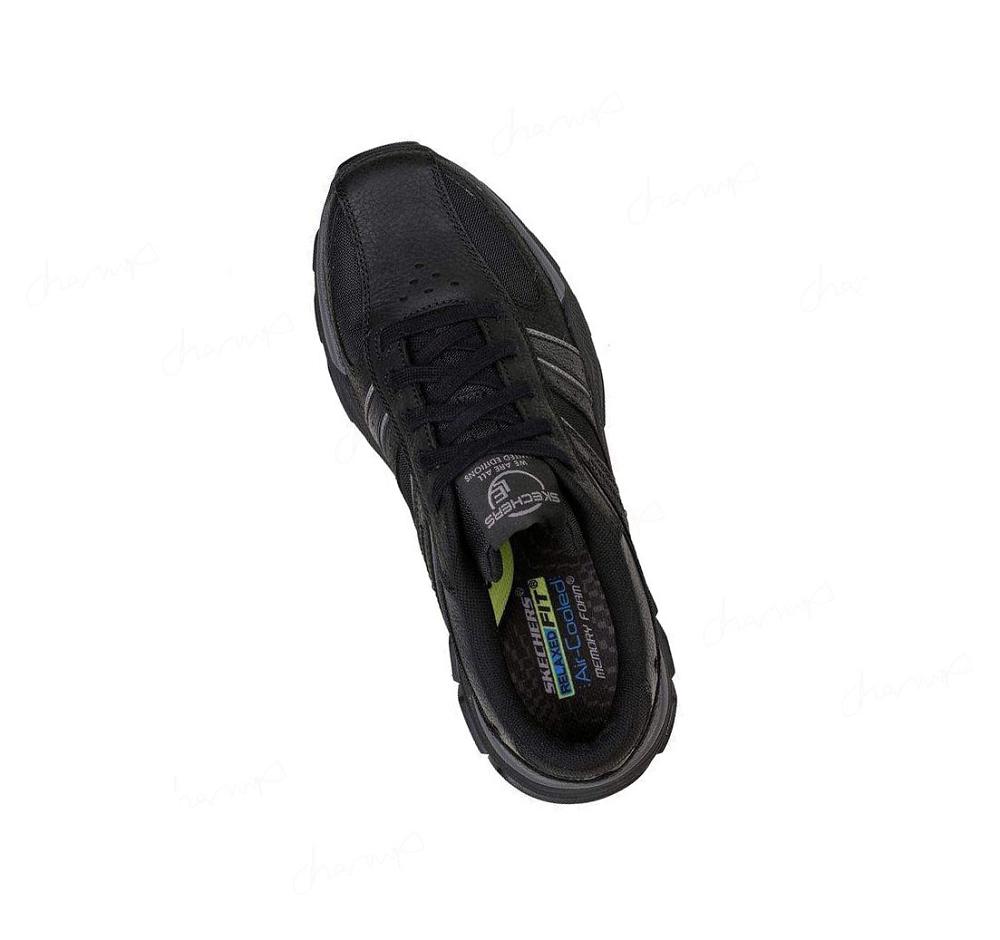 Zapatos Oxford Skechers Relaxed Fit: Respected - Edgemere Hombre Negras | 8068L_AR