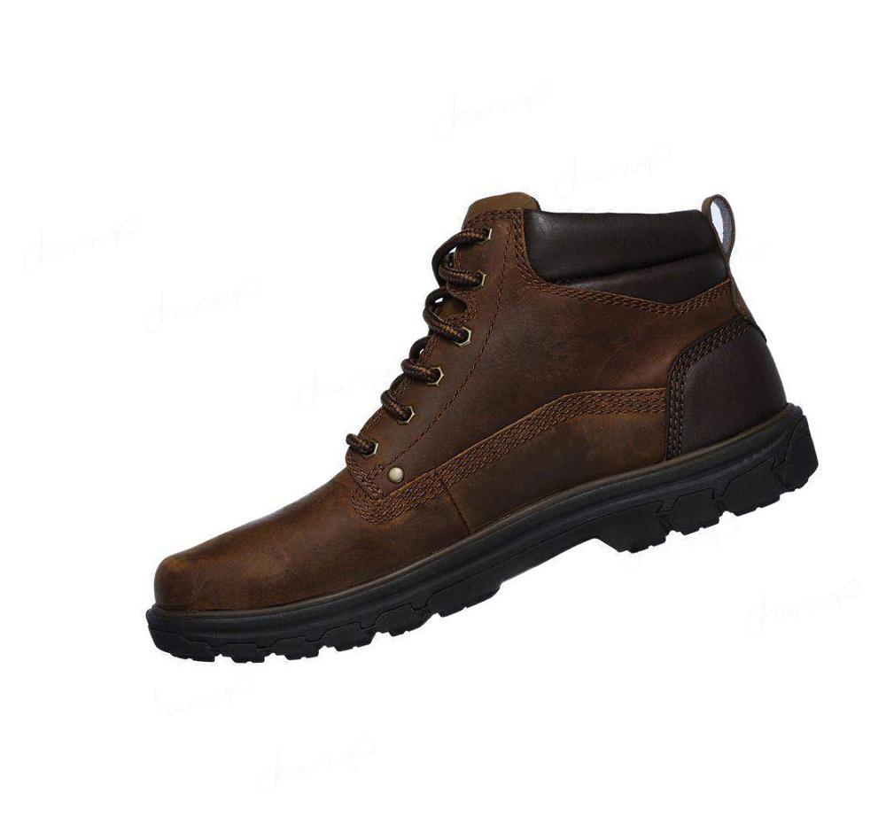 Zapatos Oxford Skechers Relaxed Fit: Segment - Garnet Hombre Marrones | 325TA_AR