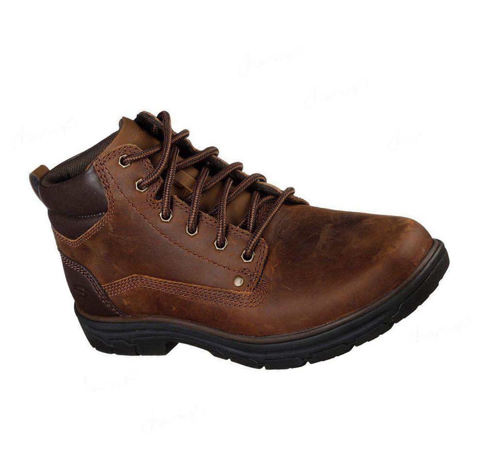 Zapatos Oxford Skechers Relaxed Fit: Segment - Garnet Hombre Marrones | 325TA_AR