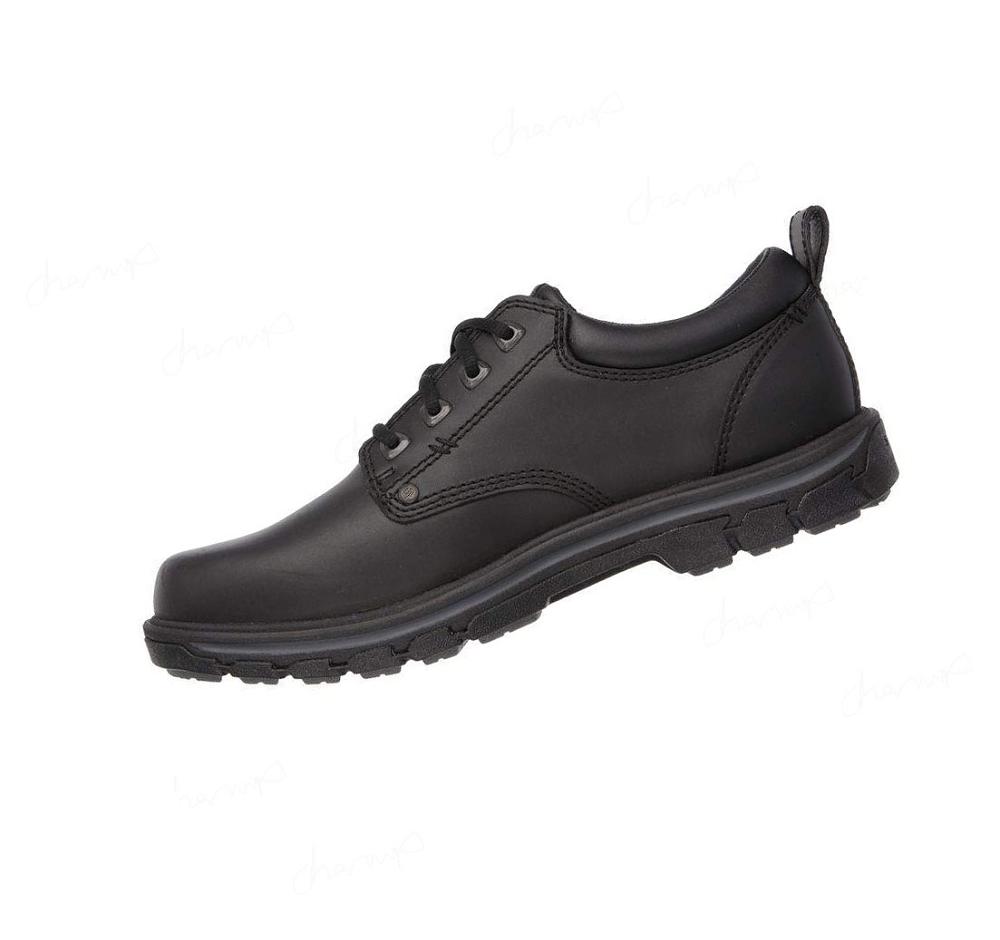 Zapatos Oxford Skechers Relaxed Fit: Segment - Rilar Hombre Negras | I211B_AR