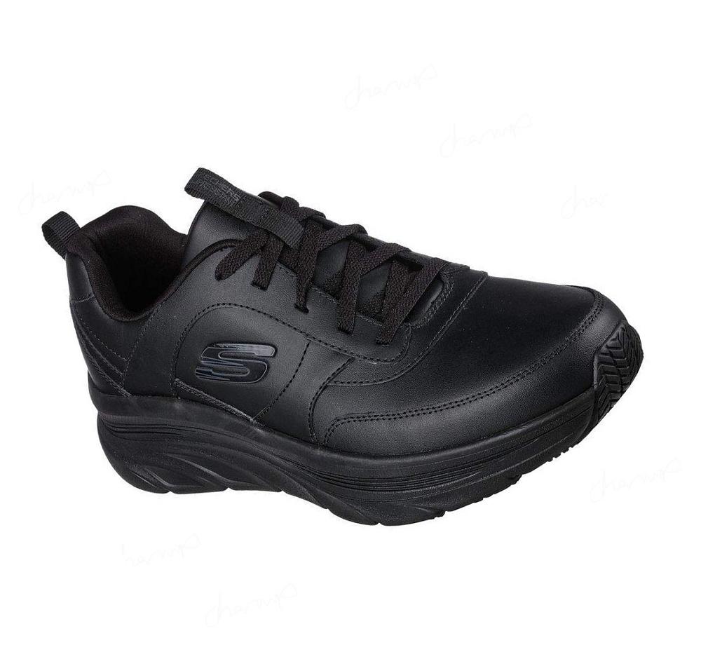 Zapatos Oxford Skechers Trabajo: D\'Lux Walker SR - Splendal Hombre Negras | A6113_AR