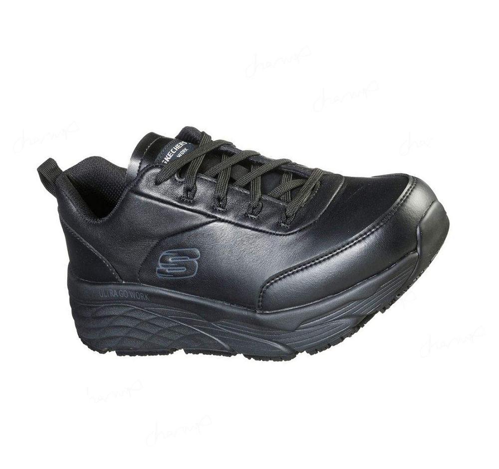 Zapatos Oxford Skechers Trabajo: Max Cushioning Elite SR - Filchner Hombre Negras | AT610_AR