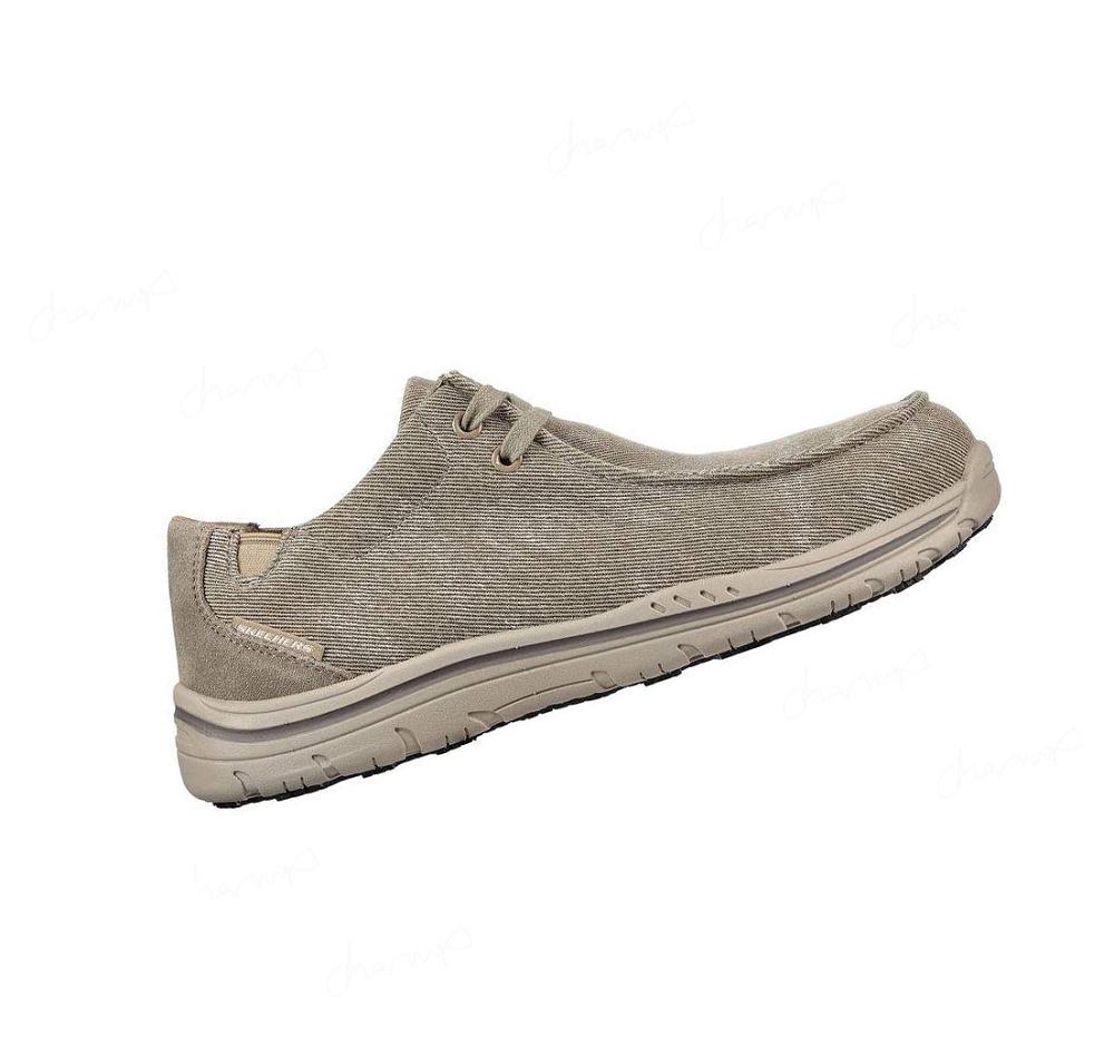 Zapatos Oxford Skechers Trabajo: Otsego - Onerous Alloy Puntera Hombre Marrones | 3386L_AR