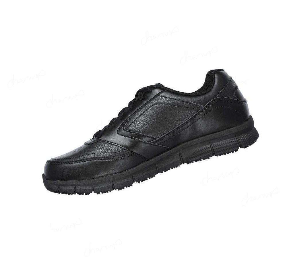 Zapatos Oxford Skechers Trabajo Relaxed Fit®: Nampa SR Hombre Negras | AA365_AR