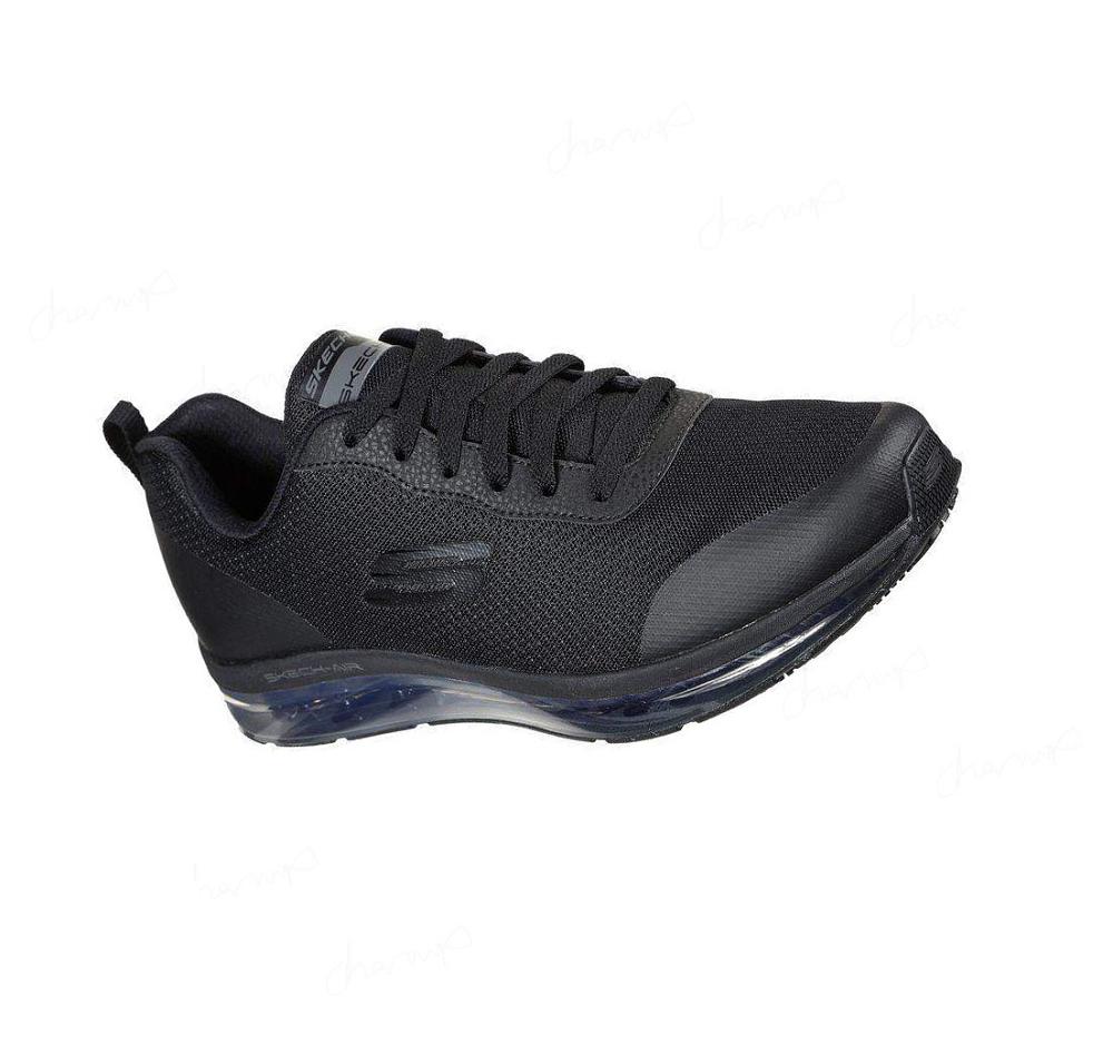 Zapatos Oxford Skechers Trabajo Relaxed Fit: Skech-Air - Chamness SR Hombre Negras | AT36L_AR