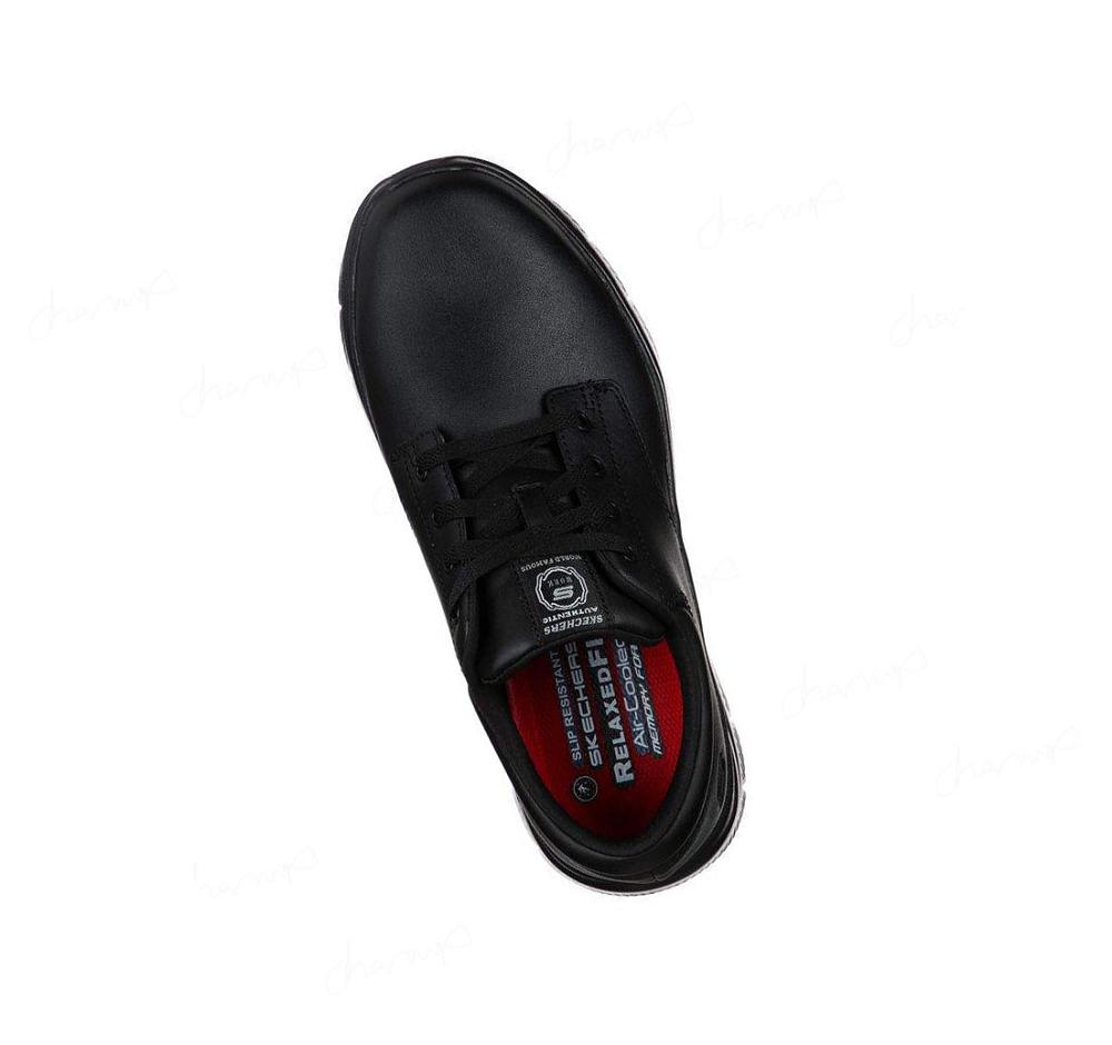 Zapatos Oxford Skechers Trabajo Relaxed Fit: Flex Advantage - Fourche SR Hombre Negras | AT86W_AR