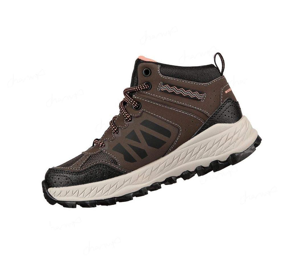 Zapatos Trail Skechers Fuse Tread - Trek-Surge Niña Chocolate Negras | TA51B_AR