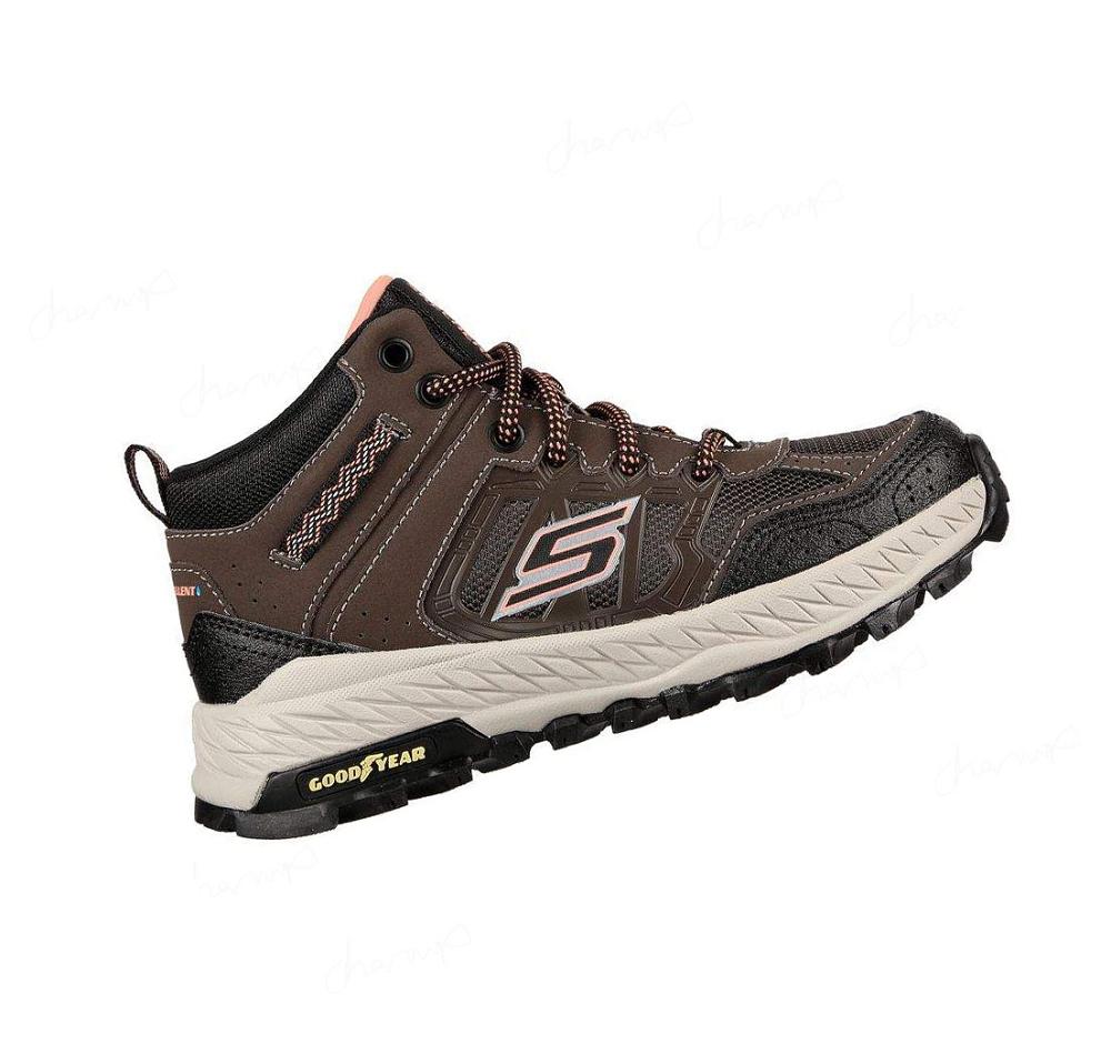 Zapatos Trail Skechers Fuse Tread - Trek-Surge Niña Chocolate Negras | TA51B_AR