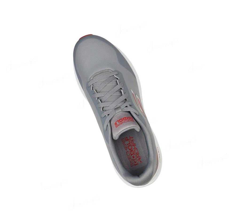 Zapatos de Golf Skechers Arch Fit GO GOLF Max 2 Mujer Gris Rojas | 38530_AR