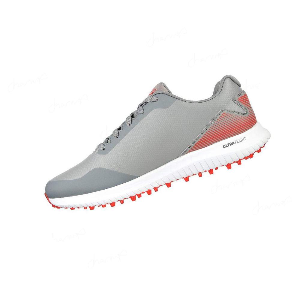 Zapatos de Golf Skechers Arch Fit GO GOLF Max 2 Mujer Gris Rojas | 38530_AR