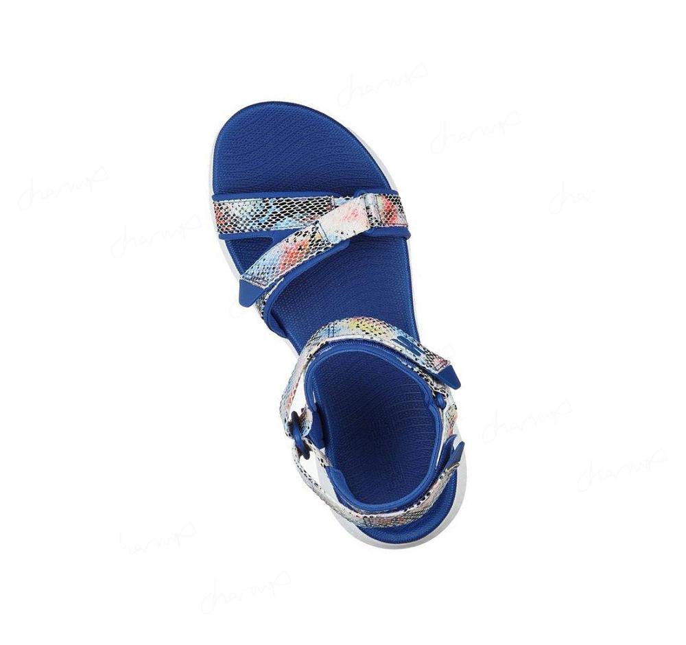 Zapatos de Golf Skechers GO GOLF 600 Sandal - Charms Mujer Azules Multicolor | 33A2L_AR