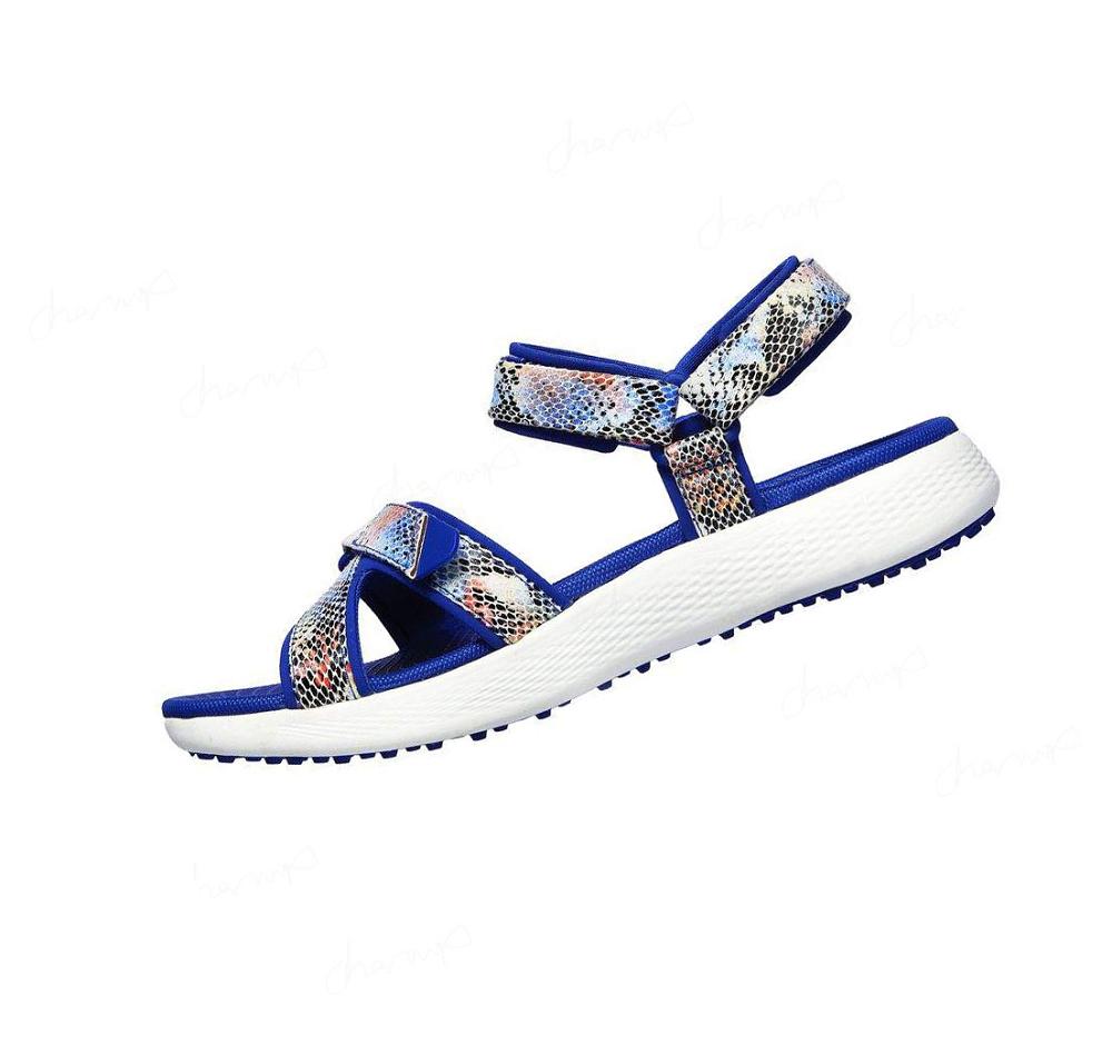 Zapatos de Golf Skechers GO GOLF 600 Sandal - Charms Mujer Azules Multicolor | 33A2L_AR