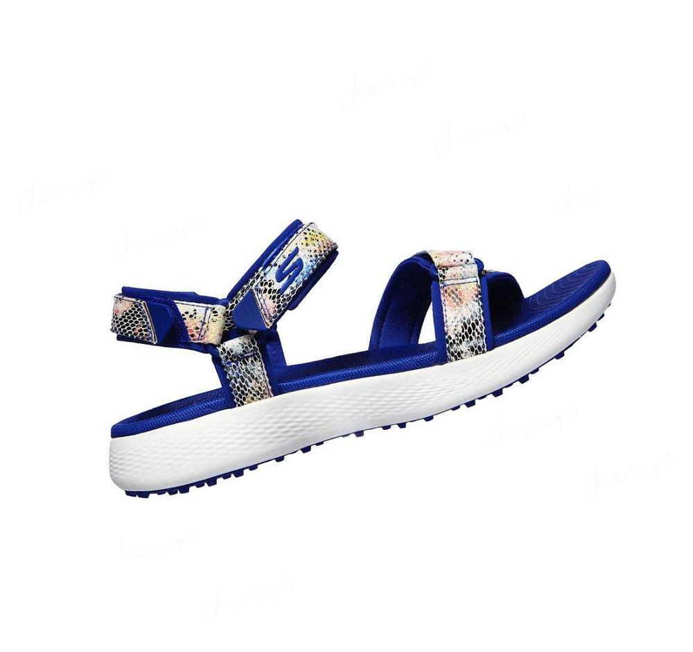 Zapatos de Golf Skechers GO GOLF 600 Sandal - Charms Mujer Azules Multicolor | 33A2L_AR