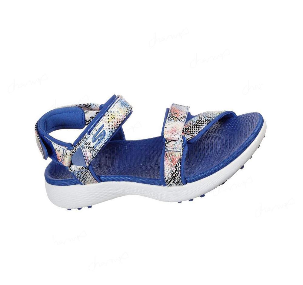 Zapatos de Golf Skechers GO GOLF 600 Sandal - Charms Mujer Azules Multicolor | 33A2L_AR